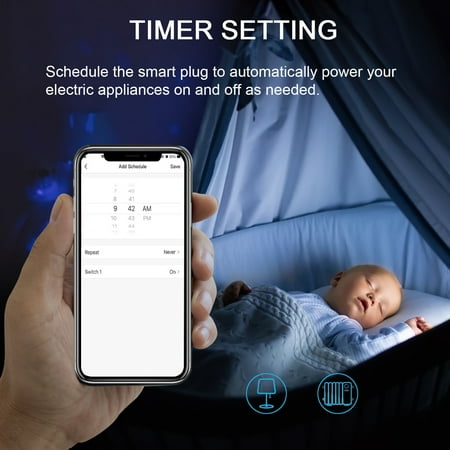 XODO Wi-Fi Smart Plug Outlet 2-Pack - Alexa Plug, Remote App Control
