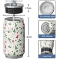 thumbnail image 3 of 12 Oz Christmas Coffee Travel Mug with Lid, Double Wall Vacuum Reusable Stainless Steel Water Bottle Leak Proof Insulated Hot Cold Coffee Cup Gift for Women Mens(1pcs), 3 of 5