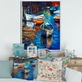 thumbnail image 2 of Designart 'Boats During Warm Sunset Resting On The Water X' Nautical & Coastal Framed Canvas Wall Art Print, 2 of 5