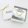 thumbnail image 6 of Anavia College Graduation Gift for Her, Graduation Gift for Best Friend, Graduation Card Gift for Her, High School Graduation Gift for Daughter, Stainless Steel [Gold V 18" Chain], 6 of 9