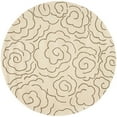 thumbnail image 4 of SAFAVIEH Soho Trinity Floral Wool Area Rug, Beige/Multi, 3'6" x 5'6", 4 of 9