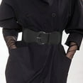 thumbnail image 2 of Tiqkatyck Belt Buckle Sales Today Clearance Women's Belt Women's Fashion Versatile Decoration Belt Dress Coat Elastic Belts for Women Black, 2 of 5