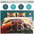 thumbnail image 5 of My Hero Academia Katsuki Bakugo Bed Duvet Cover Microfiber Bedding Sets 3D Printed Lightweight 3 Piece Comforter Sets, 1 Duvet Cover And 2 Pillow Shams for Kids Boys Girls 90"x90", 5 of 8