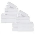 thumbnail image 3 of Superior Rayon from Bamboo Soft Modern 12-Piece Towel Set, White, 3 of 13