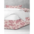 thumbnail image 2 of Bouclair Red Platform Bed Skirt Full 18" Drop, 2 of 4