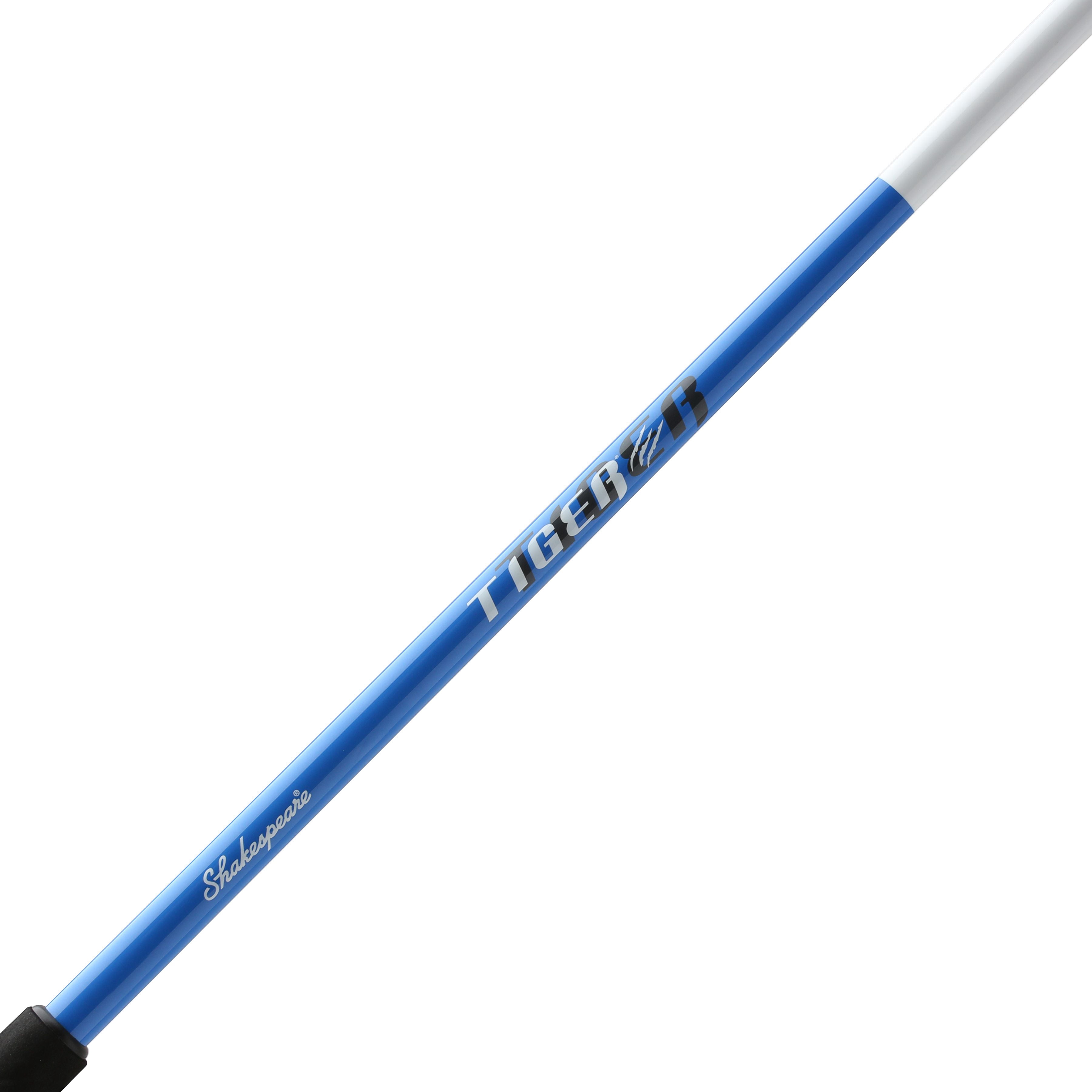 (2 pack) Shakespeare Tiger Spinning Fishing Combo, 9' Medium Heavy Rod, 5000 Size Reel
