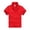 09# Red, variant on Girls Polo Uniform Shirt Summer Slim Fit Short Sleeve Comfy Collared Shirts for Girls Back to School Outfit,Dark Purple 130
