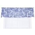 thumbnail image 1 of Victoria Park Toile Cantonnière Ajustée Rideau de Fenêtre Bleu, 1 of 4