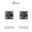 Black 38mm 2pcs, variant on 2pcs Stainless Steel Hinge 270 Degree Folding Black Small Hinges Cabinet Door Hinges for Kitchen Cupboard Wooden Box Furniture