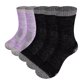 thumbnail image 1 of 5 pares de calcetines para caminar y senderismo para mujer, calcetines de algodón a media pantorrilla para invierno, calcetines térmicos gruesos y cálidos para botas para damas 4-7, 1 of 5