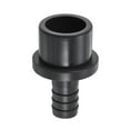 thumbnail image 3 of Uxcell Barbed OD Spigot Straight Pipe Fitting Quick Connector Black 12mmx25mm, 3 of 5