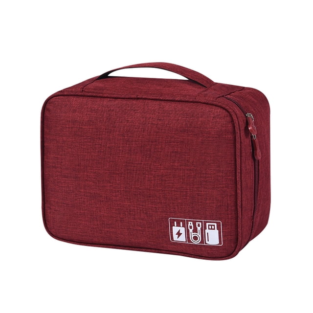 SMihono Closet Organizers and Storage for Clothes Digital Bag Multi-function Data Cable Storage Bag Mobile Power Headset Storage Bag Storage Trunks and Bag
