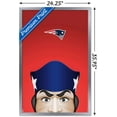 thumbnail image 3 of NFL New England Patriots - S. Preston Mascot Pat 20 Wall Poster, 22.375" x 34", Framed, 3 of 3