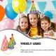 thumbnail image 3 of unbranded 4Ud Sombreros Cono Para Fiesta De Cumpleaños Material Multicolor Alegre, 3 of 7