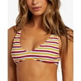 thumbnail image 2 of Volcom Juniors Striped Bikini Top,Multi,Small, 2 of 3