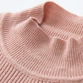 thumbnail image 4 of AherBiu Girls Sweaters Slim Fitted Stretchy Knitted Pullover Tops Long Sleeve High Neck Fall Basic Layer Sweater, 4 of 7