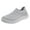 Grey, variant on Fashion Spring And Summer Women Sports Shoes Flat Bottom Lightweight Slip On Fly Woven Mesh Breathable Comfortable Solid Color Casual Walking Shoes Women Sock Sneakers Pull-on Daily Shoes