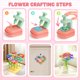 thumbnail image 5 of Kit de manualidades con forma de ramo de flores para niños de 4 a 8 años, 5 of 7