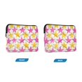 thumbnail image 7 of FORMRS 15-15.6 inch Laptop Sleeve Case Soft Carrying Quilted Computer Bag Cover, Yellow Pink Stars, 7 of 7