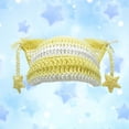thumbnail image 2 of Womens Hats Star Cat Ear Cozy Warm Knit Cap Stretchy Casual Soft Comfortable Trendy Winter Hat, 2 of 3