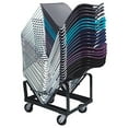 thumbnail image 2 of NPS 8500 Series Chaise Empilable Moderne Ultra-Compacte en Plastique de 31 Pouces Bleu Marine, 2 of 3