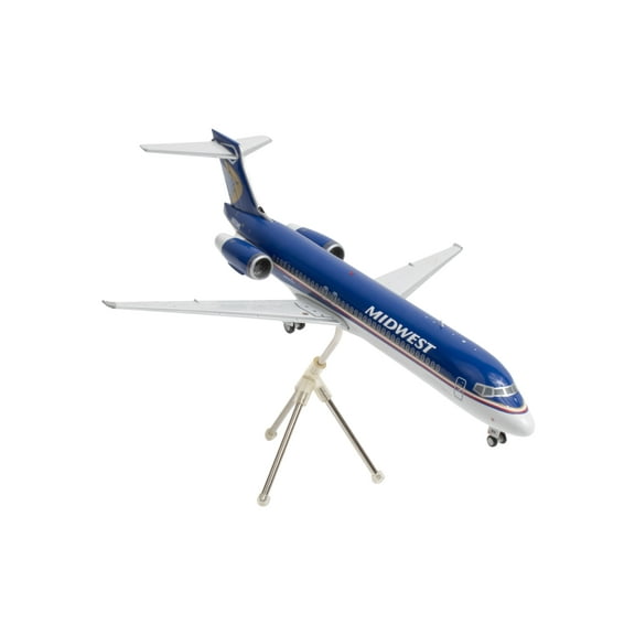Boeing 717-200 Commercial Aircraft "Midwest Airlines" (N920ME) Blue and White 1/200 Diecast Model Airplane by GeminiJets