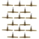 thumbnail image 2 of Curva lateral anti enredos, 15 piezas Mangas anti enredos Plataforma de helicóptero de enlace para aparejos de pesca Curva lateral con gancho giratorio para carpa Rendimiento probado, 2 of 8