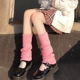 thumbnail image 2 of Women Lolita Socks Sweet Girls Pile Pile Socks Leg Warmers Ball Knitted Foot Cov, 2 of 6