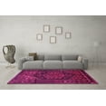 thumbnail image 3 of Ahgly Company Indoor Square Persian Pink Traditional Area Rugs, 6' Square, 3 of 4