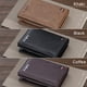 thumbnail image 5 of Qarigey Billeteras de hombre de negocios, tarjetero de PU, monedero de bolsillo con cremallera, bolso de estilo Vintage, monedero, foto, bolso Type2 NO2, 5 of 6