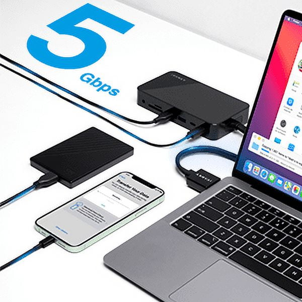 FusionDock 1 MacBook Pro Docking Station with 180W Power Adapter 12-in-2 Dual 4K@60Hz Monitor Dock for MacBook