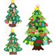 thumbnail image 4 of DIY Felt Christmas Tree Merry Christmas Decorations For Home 2021 Cristmas Ornament Xmas Navidad Gifts Santa Claus New Year Tree, 4 of 4