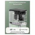 thumbnail image 5 of Deshumidificador eléctrico de 2,2 L para habitaciones, silencioso, con modo de suspensión y descongelación, purificador de aire con enchufe europeo., 5 of 5