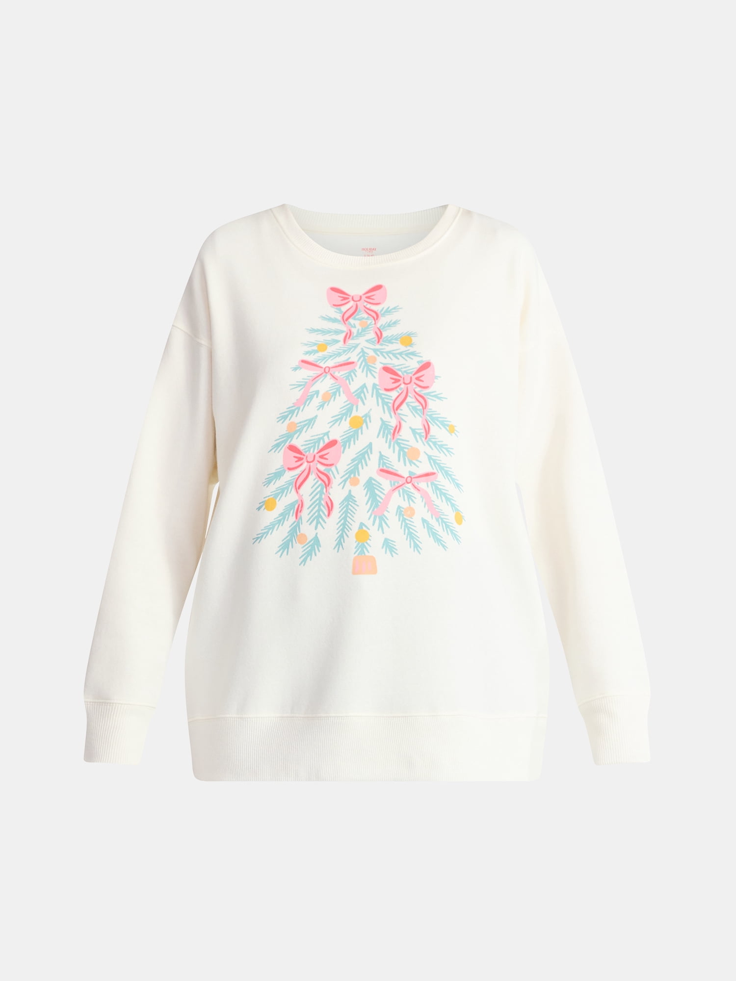 Women's Christmas Soft Tree Graphic Fleece from Holiday Time, Sizes S-XXXL