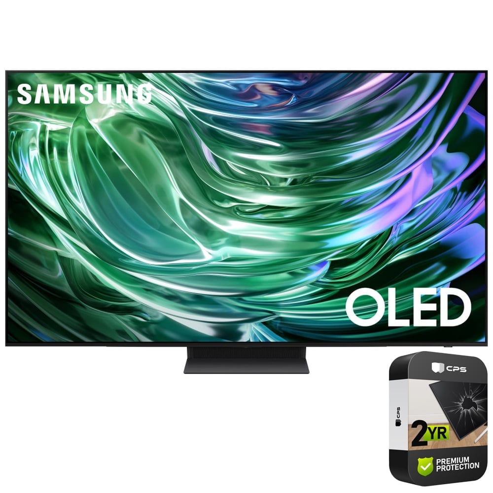Restored Samsung QN65S90DA 65 Inch OLED 4K Smart TV (2024) Bundle with 2 Year Enhanced Protection Pack (Refurbished)
