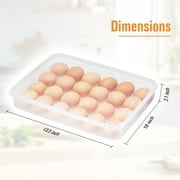 Sorbus Clear Deviled Egg Tray Set – 2 Piece Carrier Holds 48 Eggs Total with Secure Lid, Portable