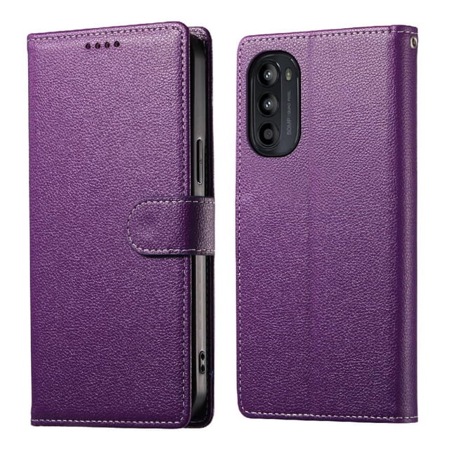 Case for FOXDOCK Motorola Moto G52 4G Wallet Case – Premium Leather, 3 Card Slots, Shockproof Protection