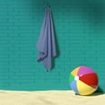 thumbnail image 4 of Toalla de Playa Microfibra PiccoCasa Anti-Arena Liviana Absorbente 30 x 60 Pulgadas Azul Marino, 4 of 9