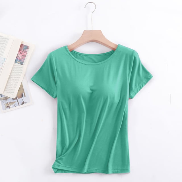Catégorie de Produits Débardeurs pour Femmes & - T-Shirt à Manches Courtes avec Soutien-Gorge Intégré, Pyjama à Manches Semi-Longues
