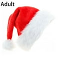 thumbnail image 4 of 2025 New Santa Hat For Adults Big Santa Hat Comfort Plush Red Velvet Unisex Child Christmas Hat New Year Party Decoration, 4 of 8
