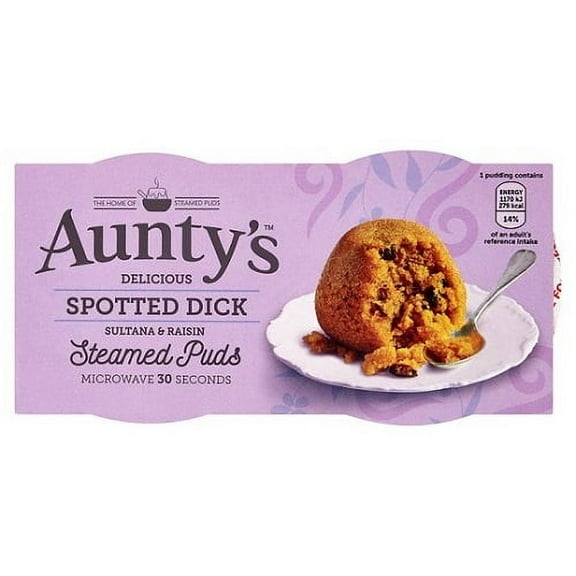 Auntys Spotted Dick Pudding - 95g - 2 count