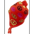 thumbnail image 2 of Top Headwear Peruvian Chullo Hat - Peace - Orange, 2 of 2