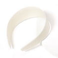 thumbnail image 4 of Qarigey Diadema de resina ABS para mujer, Color sólido, informal, estilo Simple, fácil de combinar, banda para el pelo para limpieza facial de viaje, Accesorio para el cabello Blanco 38 mm Qarigey AP015869-01, 4 of 6
