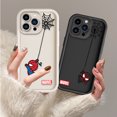 thumbnail image 4 of Marvel SpiderMan Mini para iPhone 15 14 13 12 11 Pro Max XS Max X XR 7 8 Plus 6S 5S caja de teléfono con escalera de ojos líquidos, 4 of 5