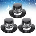 thumbnail image 2 of Sombreros de Año Nuevo Linaichen 2021 para fiesta de Año Nuevo - 3 piezas multicolor, 2 of 8