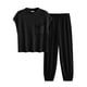 thumbnail image 1 of Conjunto Deportivo PRETTYGARDEN para Mujer, Dos Piezas de Punto, Negro, Talla L, 1 of 8