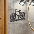 thumbnail image 3 of Siruishop Bicycle Themed Hook Rack Space Saving Key Hooks for Dorm Living Room Hallway 20x13cm, 3 of 6