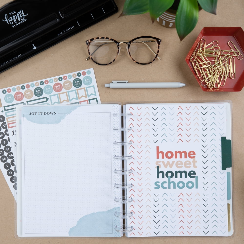 The Happy Planner® Homeschool and Work From Home Classic Extension Packs by me & my BIG ideas