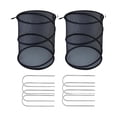 thumbnail image 4 of Cubiertas plegables para plantas, tiendas protectoras, redes de malla, jaulas de protección para balcones, árboles frutales pequeños, plantas de exterior y patios. 2 piezas, 4 of 8