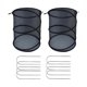 thumbnail image 3 of Cubiertas protectoras plegables de malla reutilizables para plantas, ideales para árboles frutales pequeños, jardines y macizos de flores elevados. 2 piezas, 3 of 8